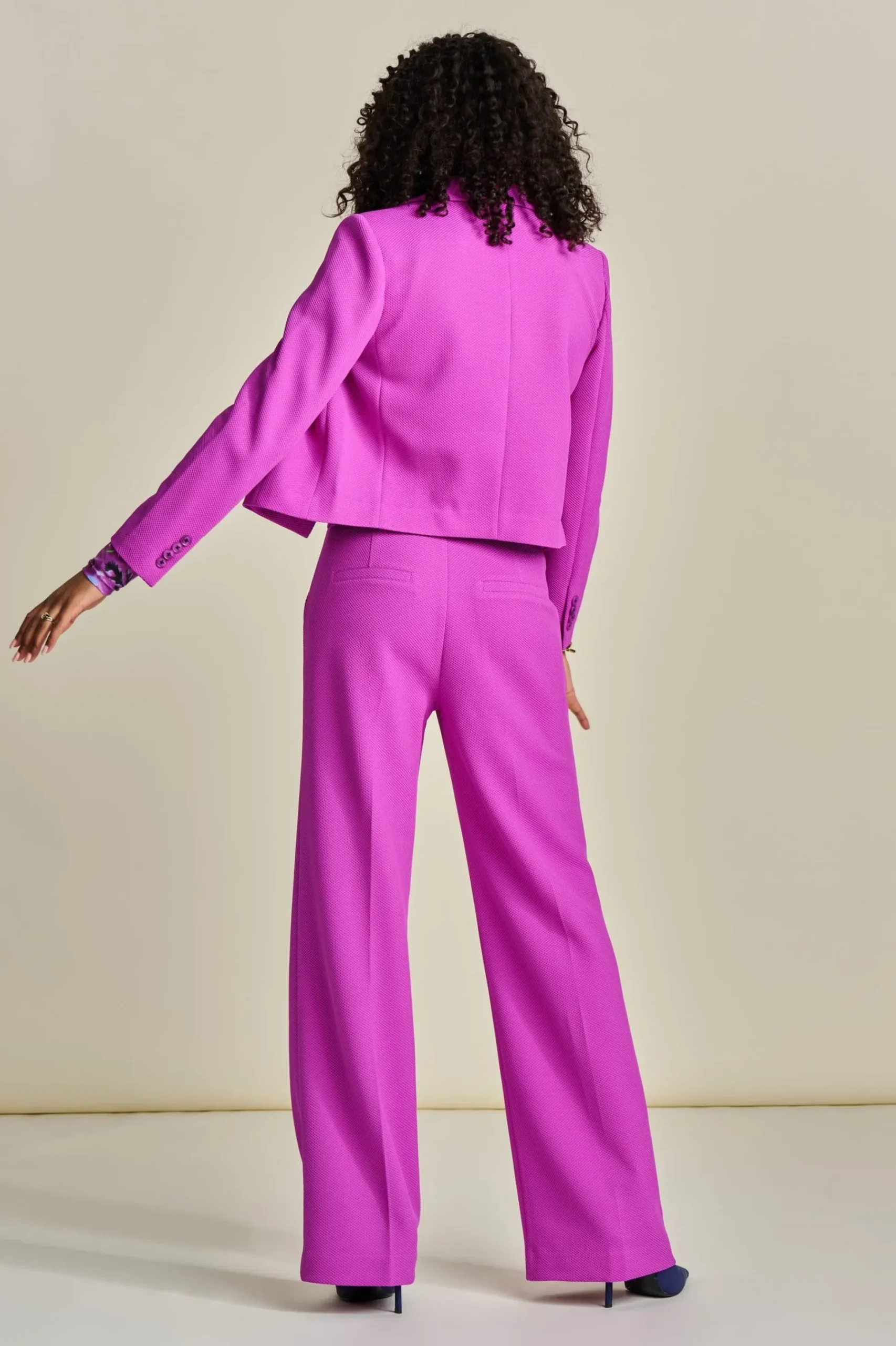 Co-Ords|Suits>POM Amsterdam BLAZER Short Cactus Pink