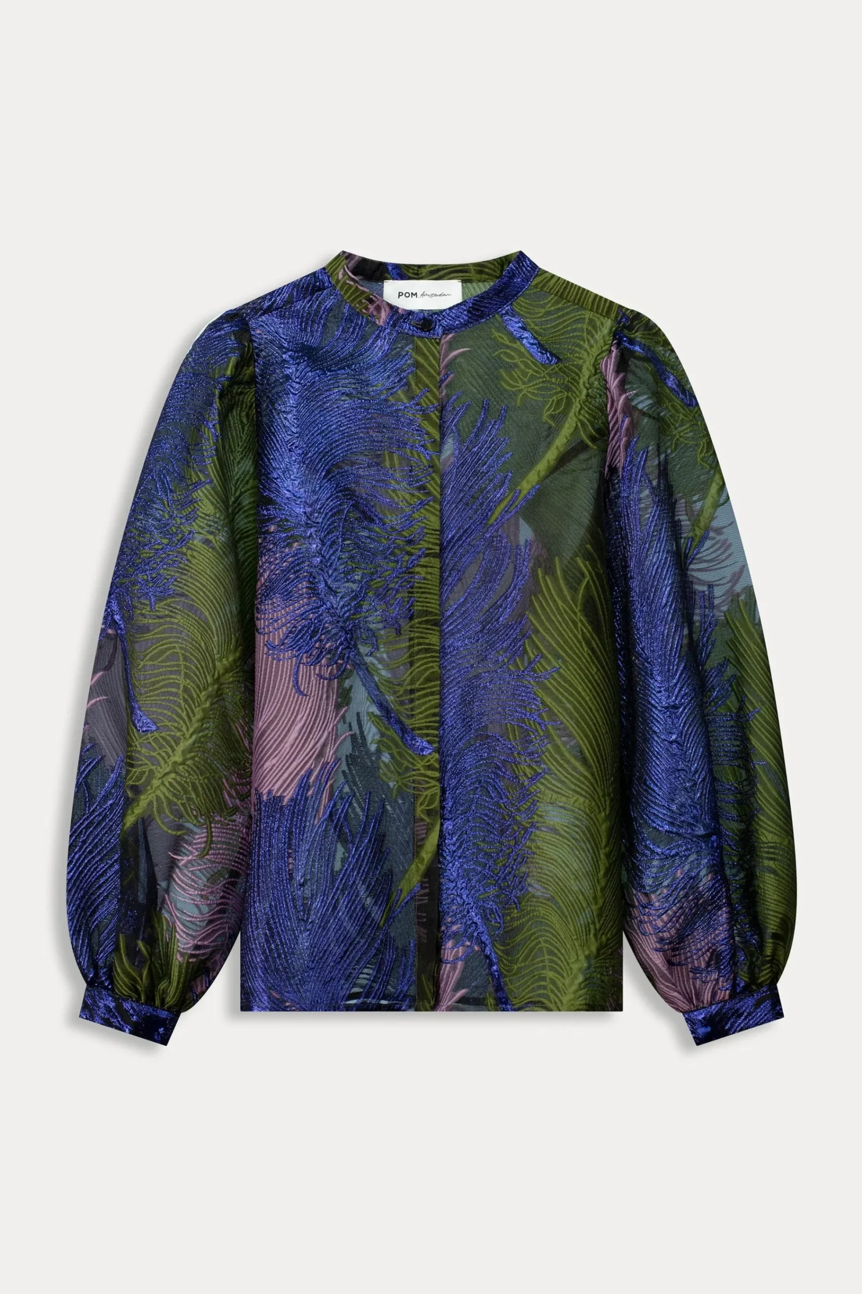 Blouses>POM Amsterdam BLOUSE Festive Feathers