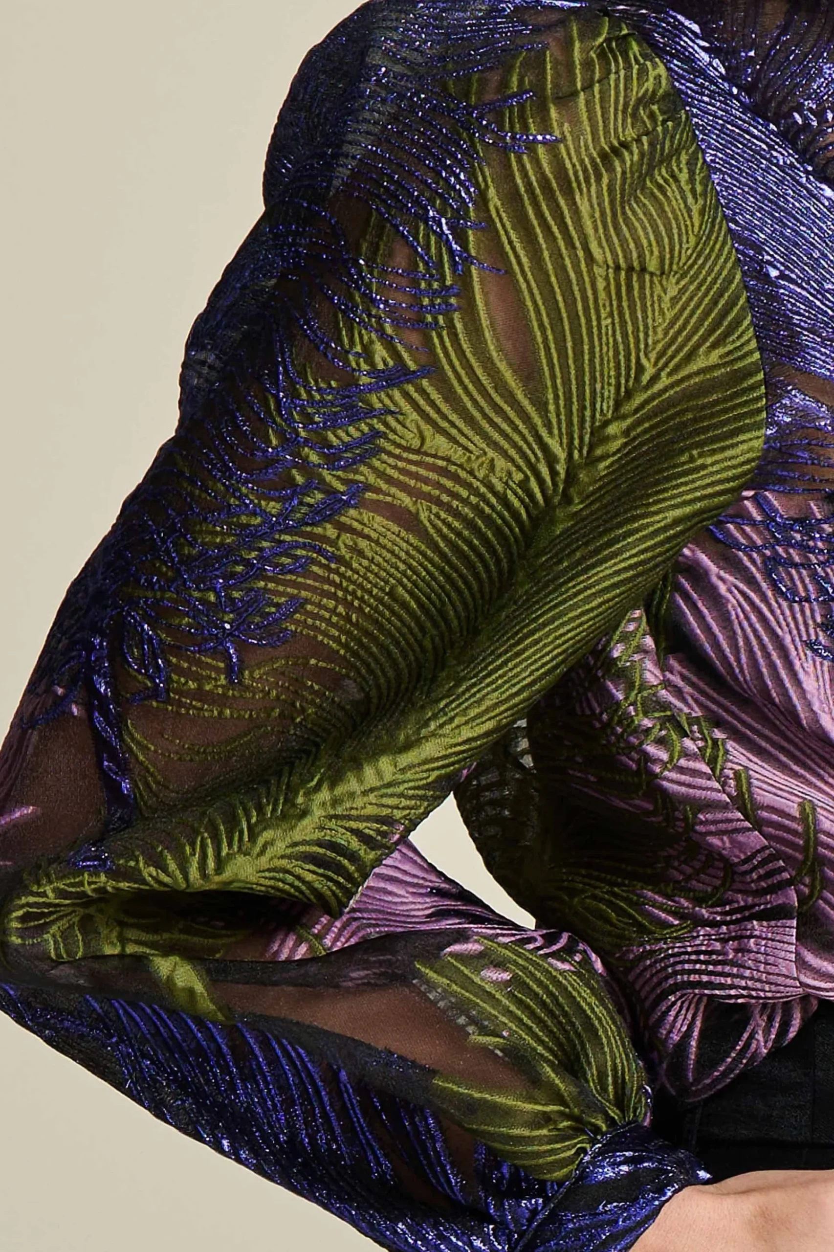 Blouses>POM Amsterdam BLOUSE Festive Feathers