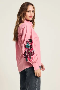 Blouses>POM Amsterdam BLOUSE Maxime Dusty Pink