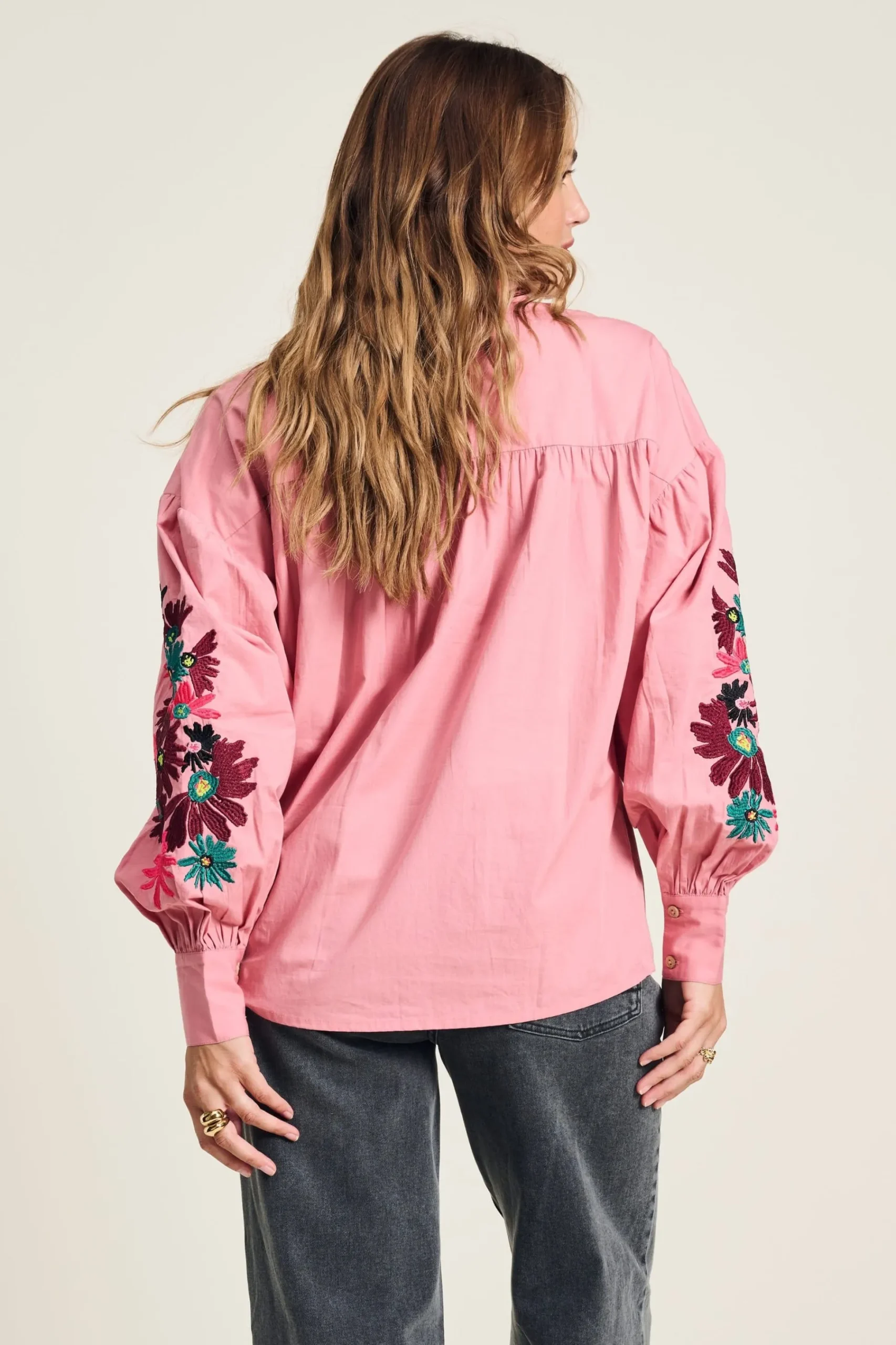 Blouses>POM Amsterdam BLOUSE Maxime Dusty Pink