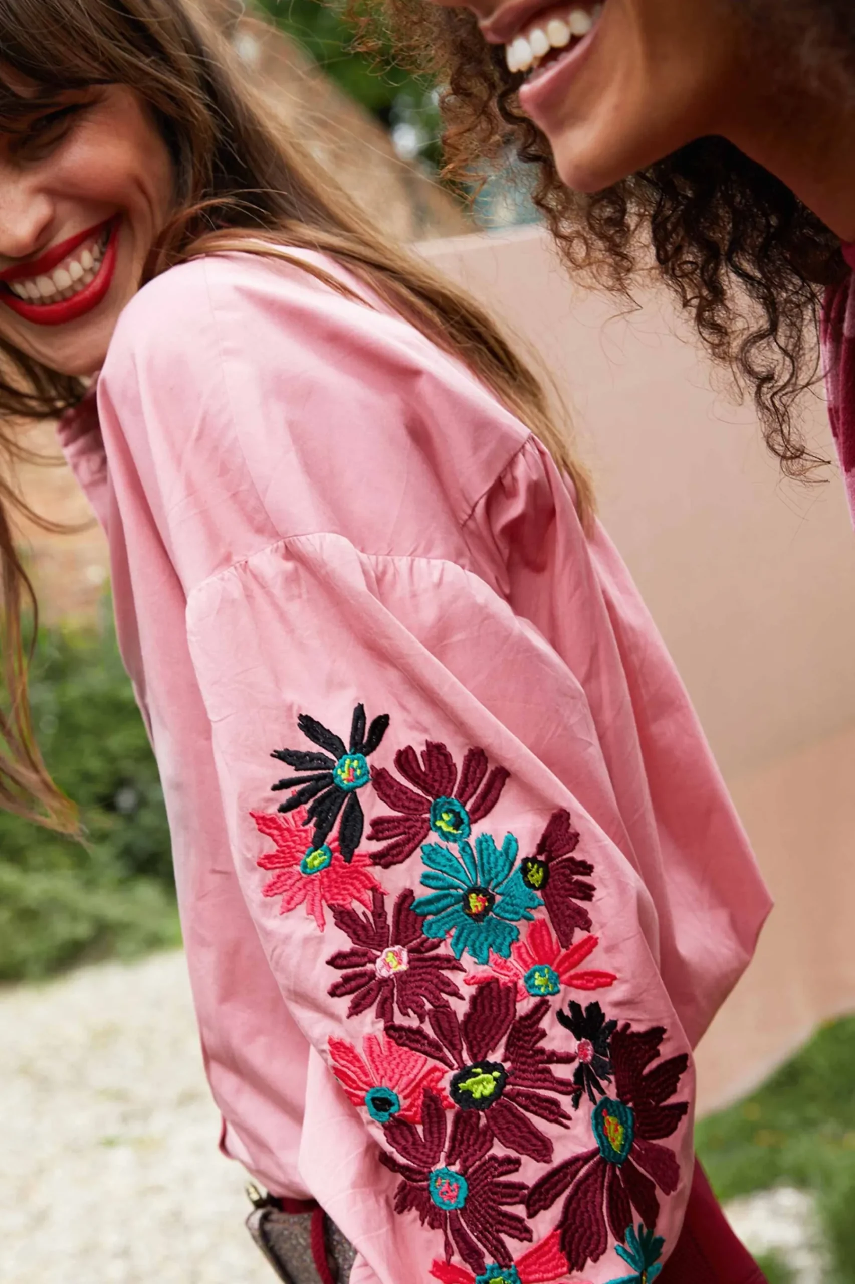 Blouses>POM Amsterdam BLOUSE Maxime Dusty Pink