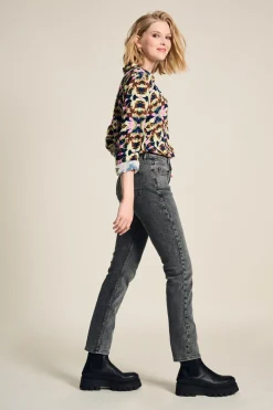 Blouses>POM Amsterdam BLOUSE Mila Butterfly Sky
