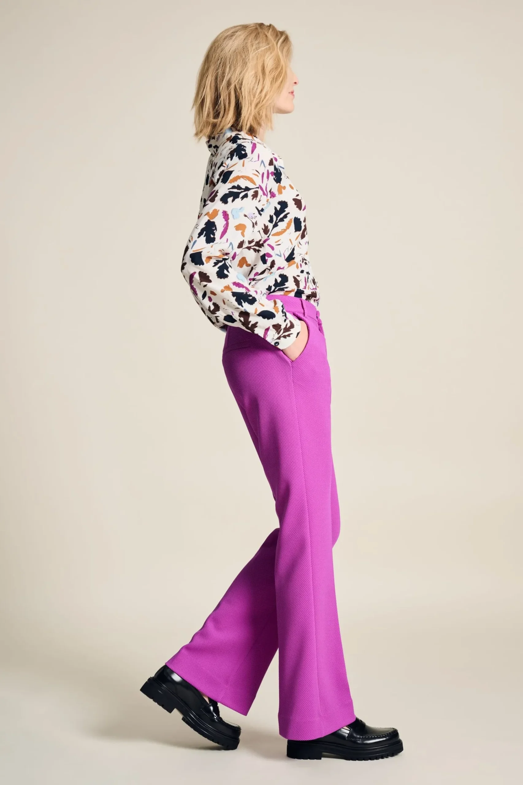 Blouses>POM Amsterdam BLOUSE Mila Featherfest Ecru