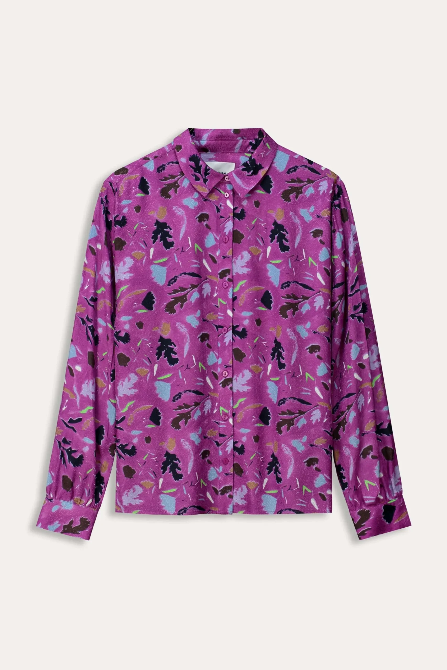 Blouses>POM Amsterdam BLOUSE Milly Featherfest Cactus Pink