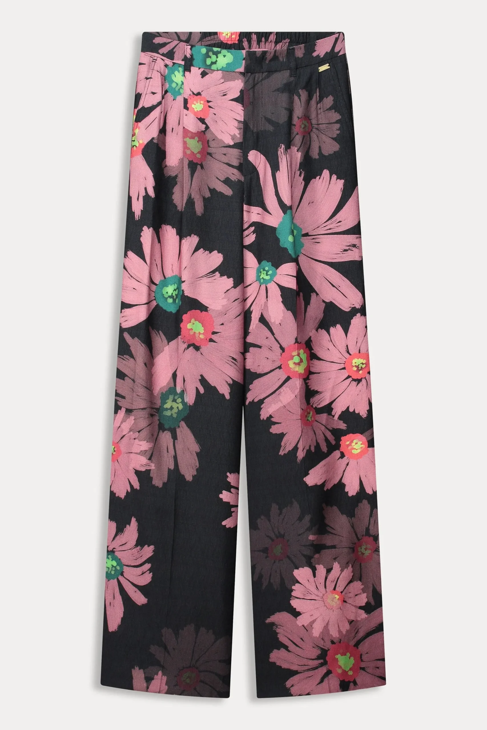Co-Ords|Broeken>POM Amsterdam BROEK Big Blooming Pink