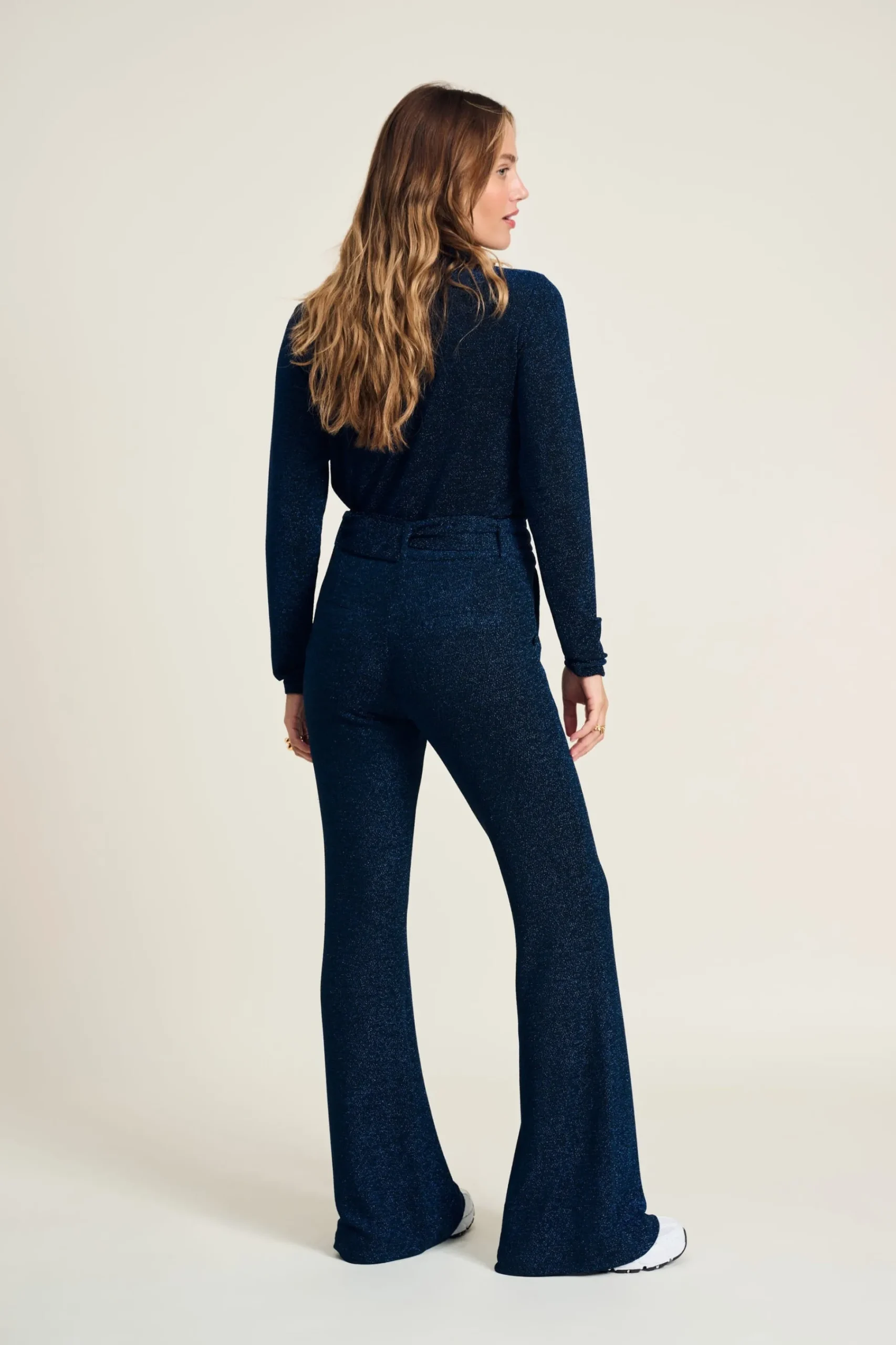 Co-Ords|Broeken>POM Amsterdam BROEK Festive Blue