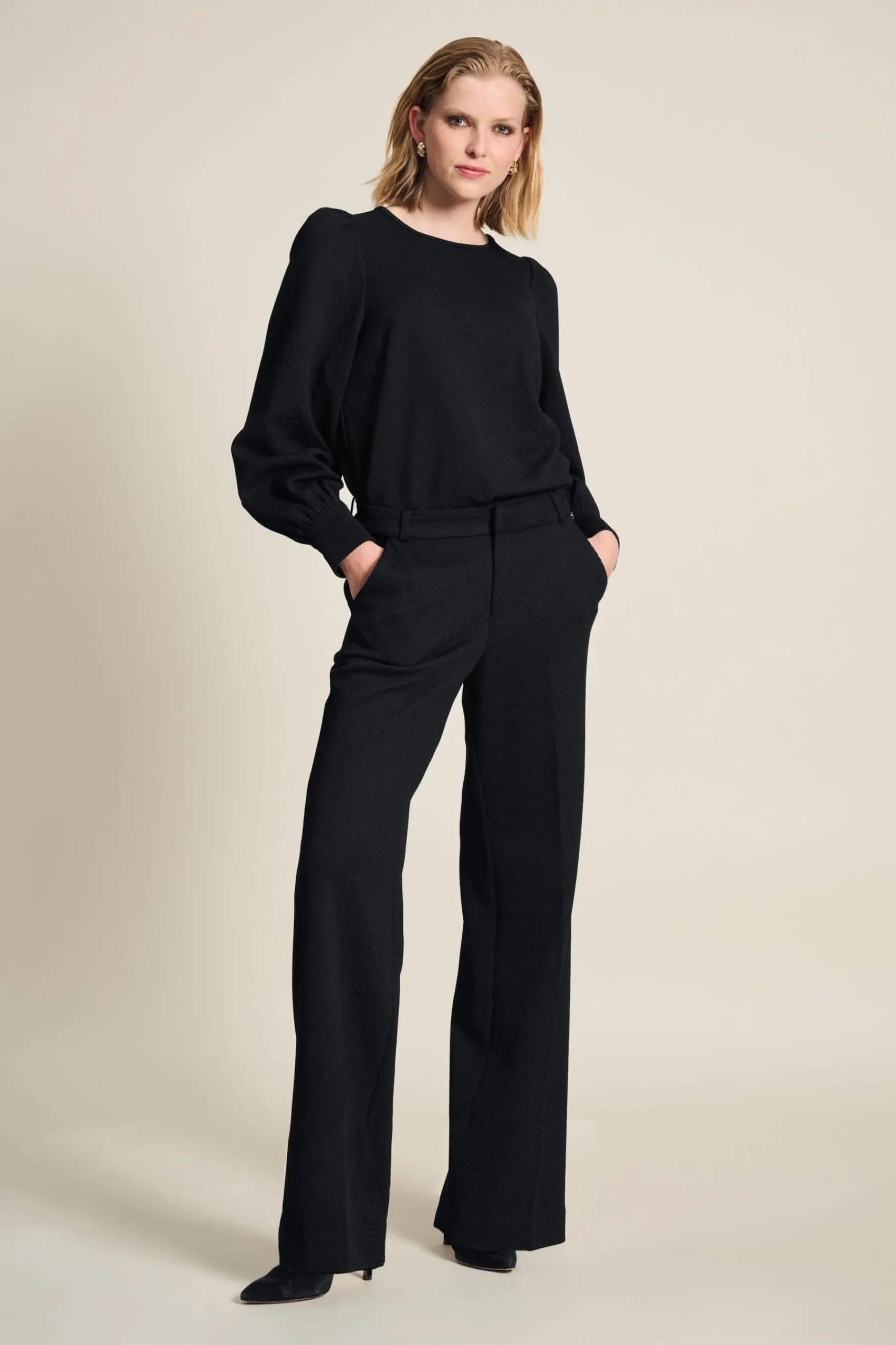 Co-Ords|Broeken>POM Amsterdam BROEK Lara Black