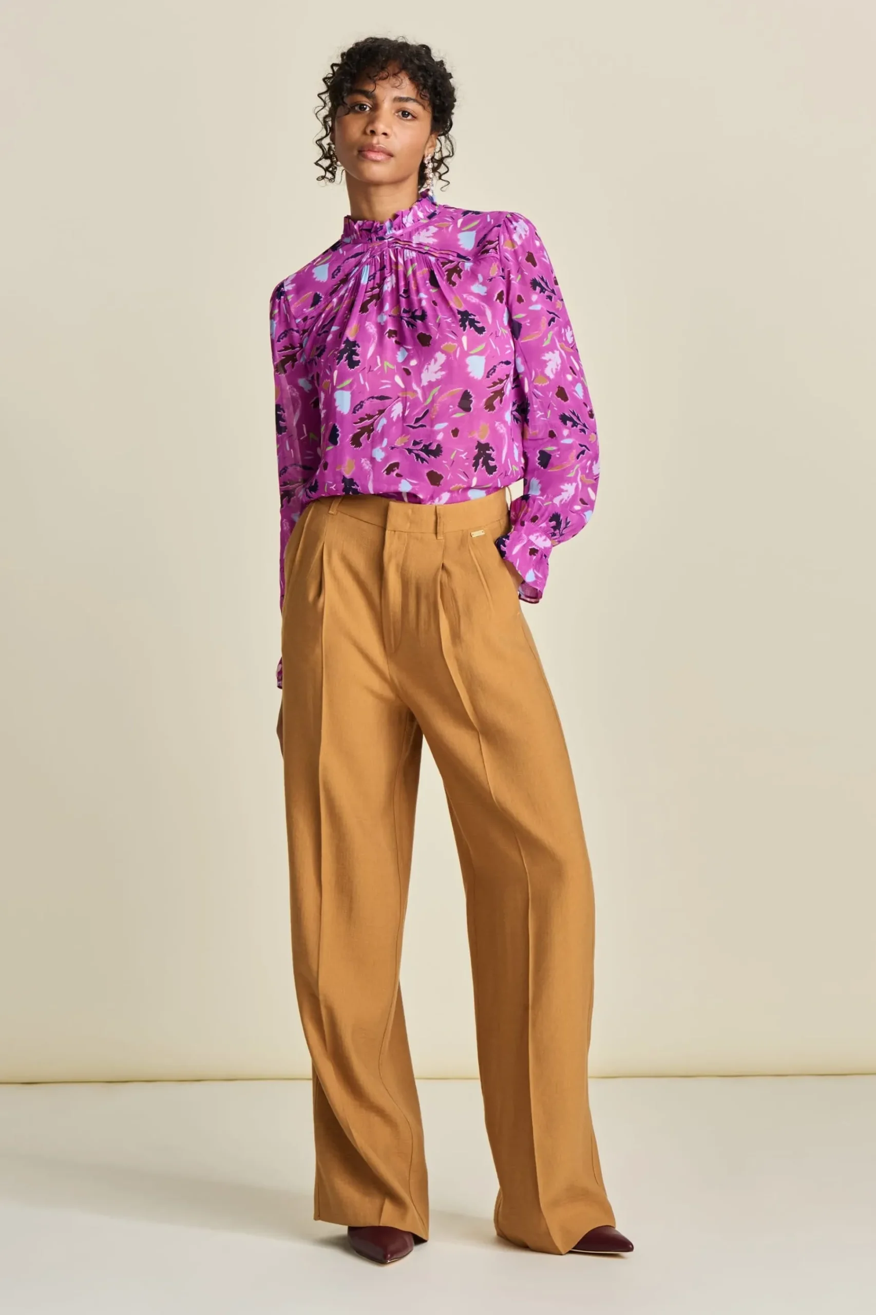 Co-Ords|Broeken>POM Amsterdam BROEK Sugar Brown