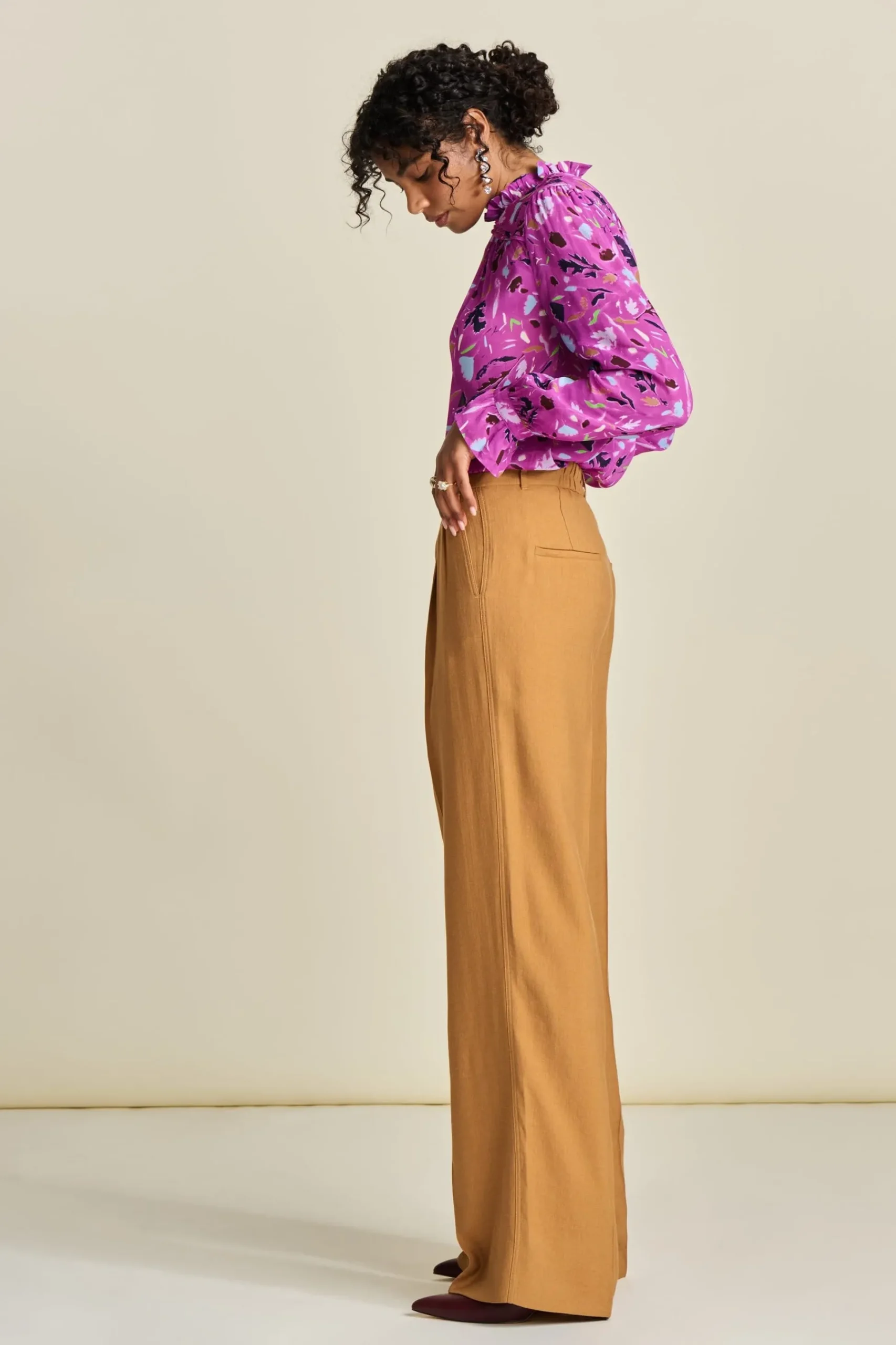 Co-Ords|Broeken>POM Amsterdam BROEK Sugar Brown