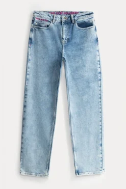 Jeans|Broeken>POM Amsterdam JEANS Eline Straight Mid Blue