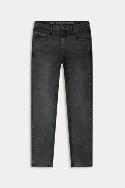 Jeans|Broeken>POM Amsterdam JEANS Elize Slim Grey Storm Grey Strom