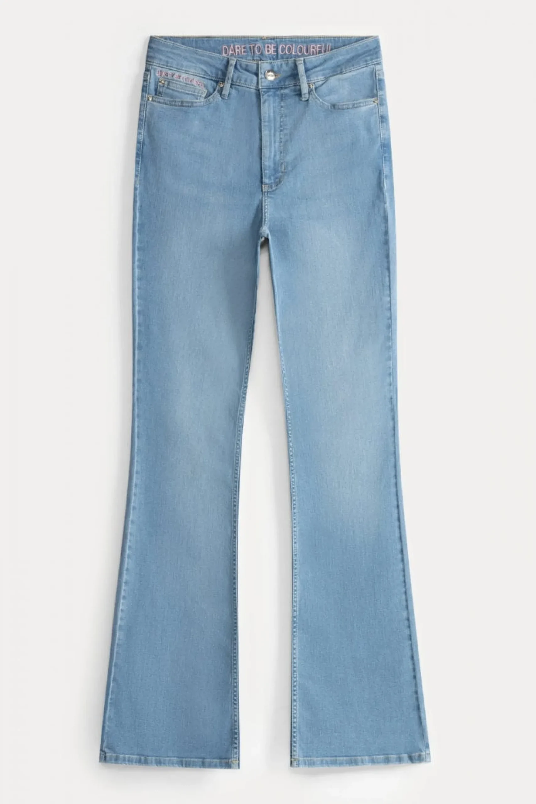 Jeans|Broeken>POM Amsterdam JEANS Esmee Flare Light Blue