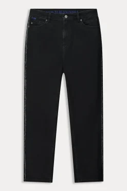 Co-Ords|Broeken>POM Amsterdam JEANS Tapered Washed Black