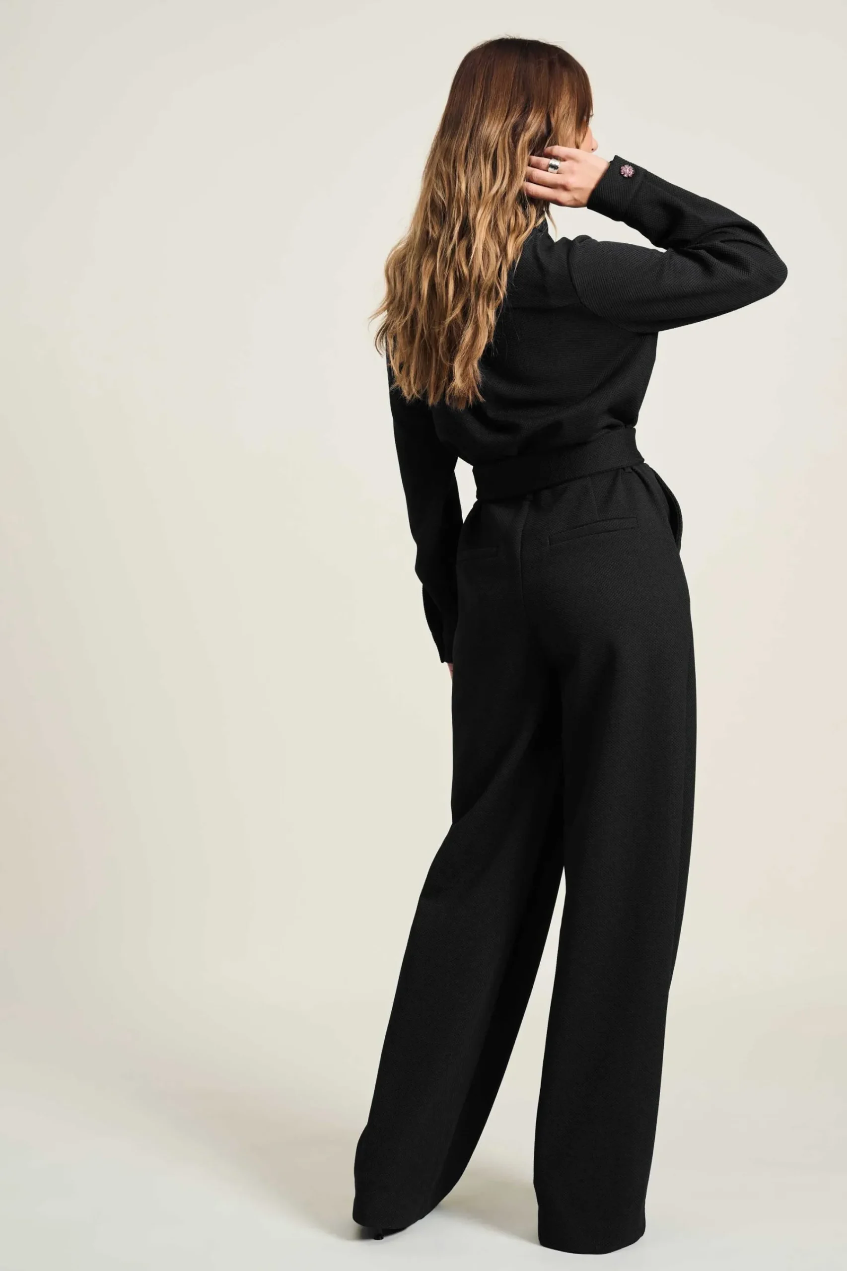 Jumpsuits>POM Amsterdam JUMPSUIT Black