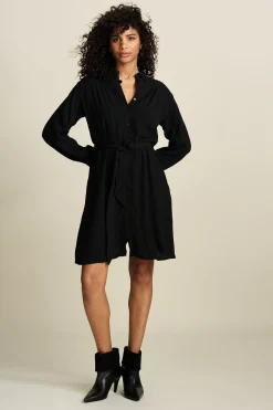 Jurken>POM Amsterdam JURK Ella Black