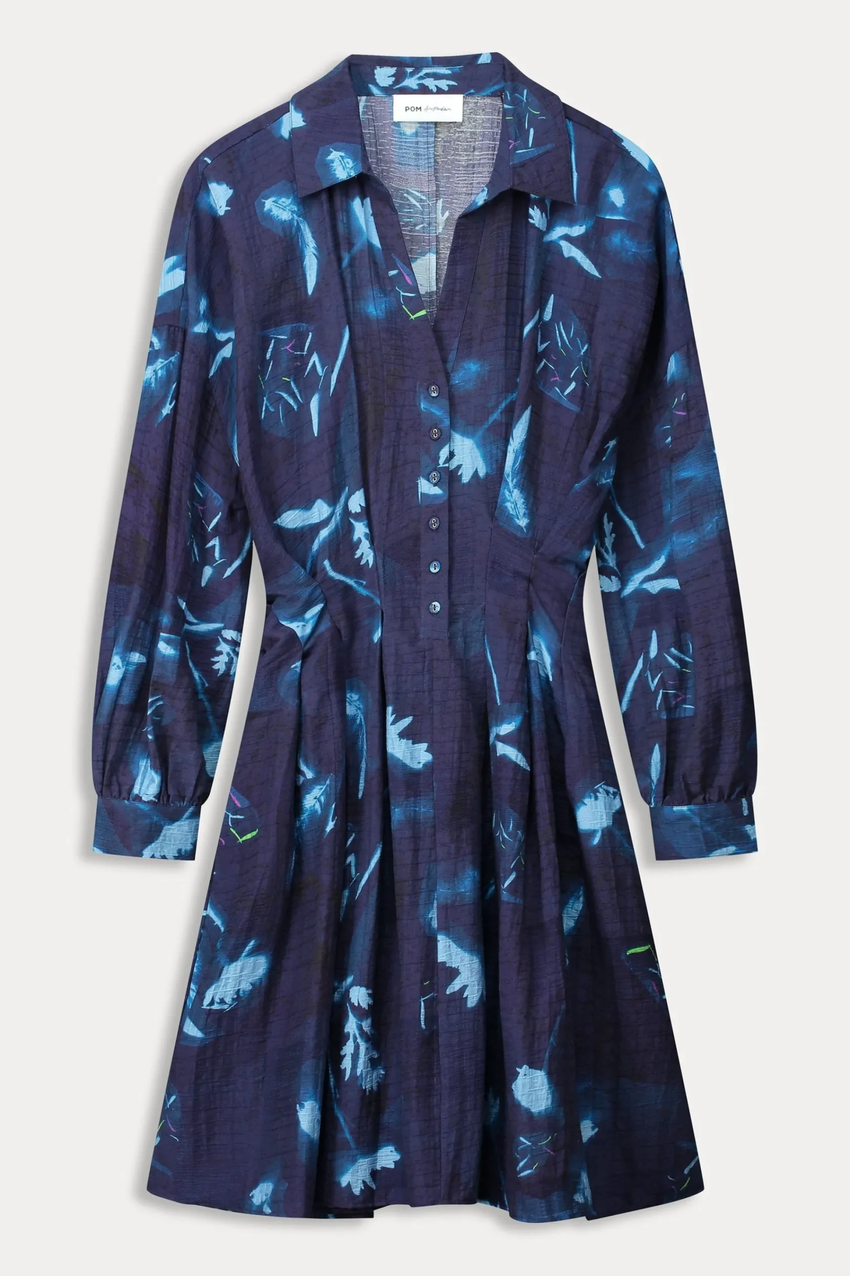 Jurken>POM Amsterdam JURK Feathers and Floral