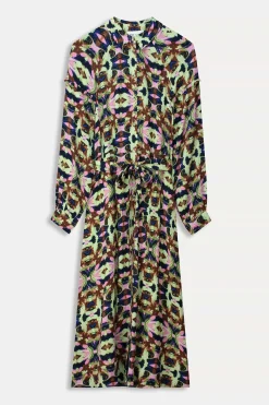Jurken>POM Amsterdam JURK Luna Butterfly Sky