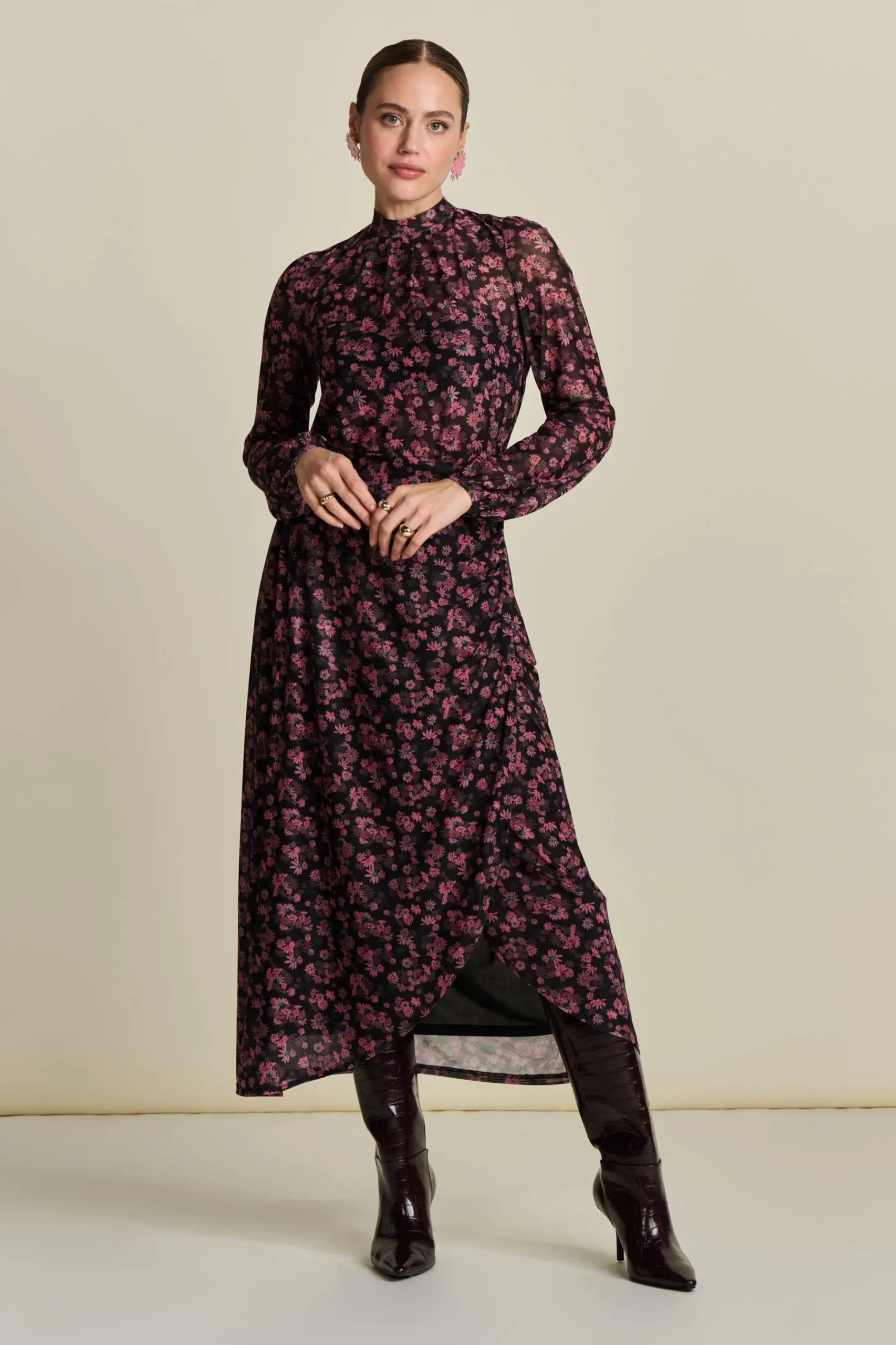 Rokken>POM Amsterdam ROK Blooming Pink