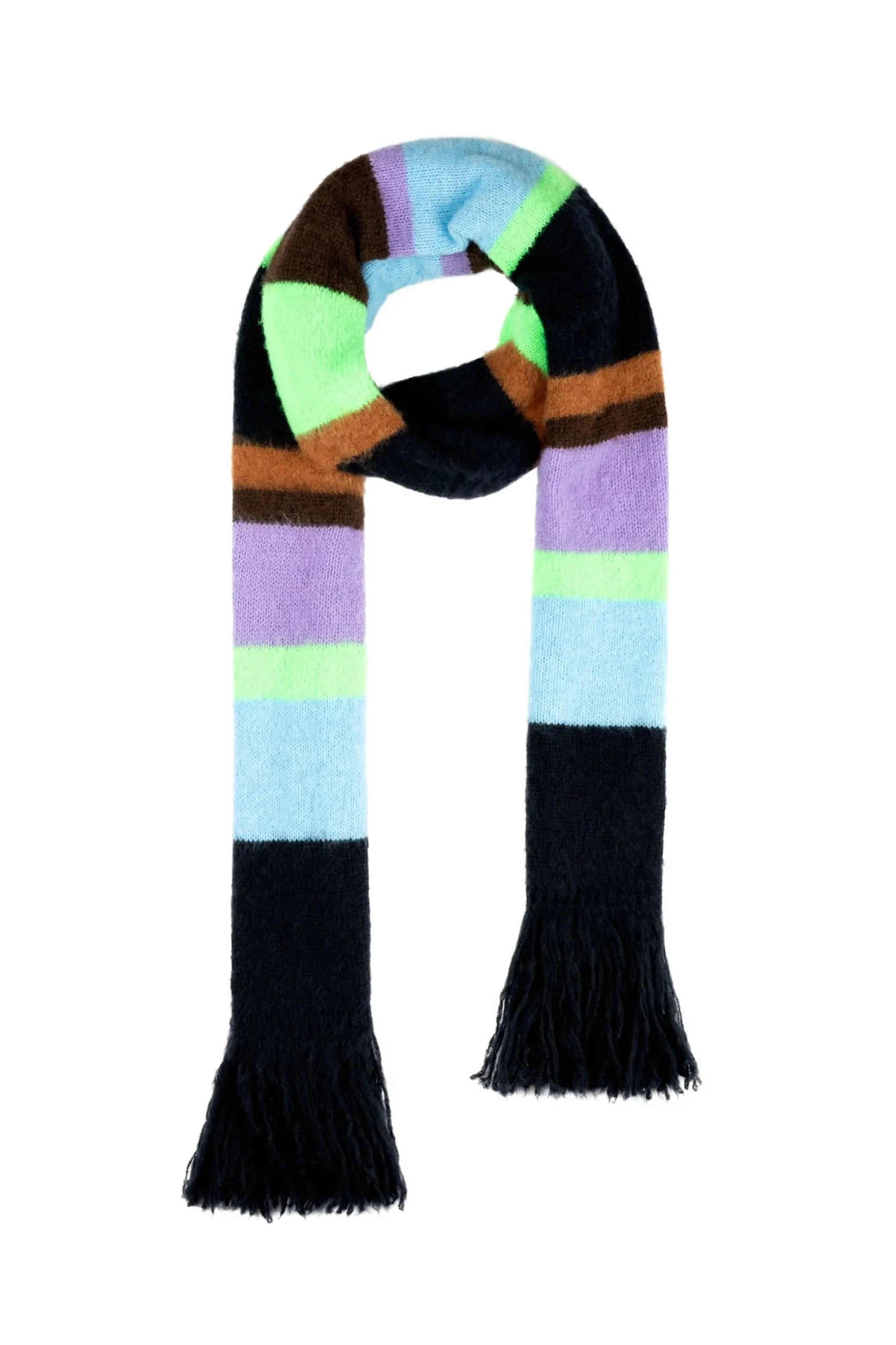 Sjaals>POM Amsterdam SJAAL Brushed Stripes