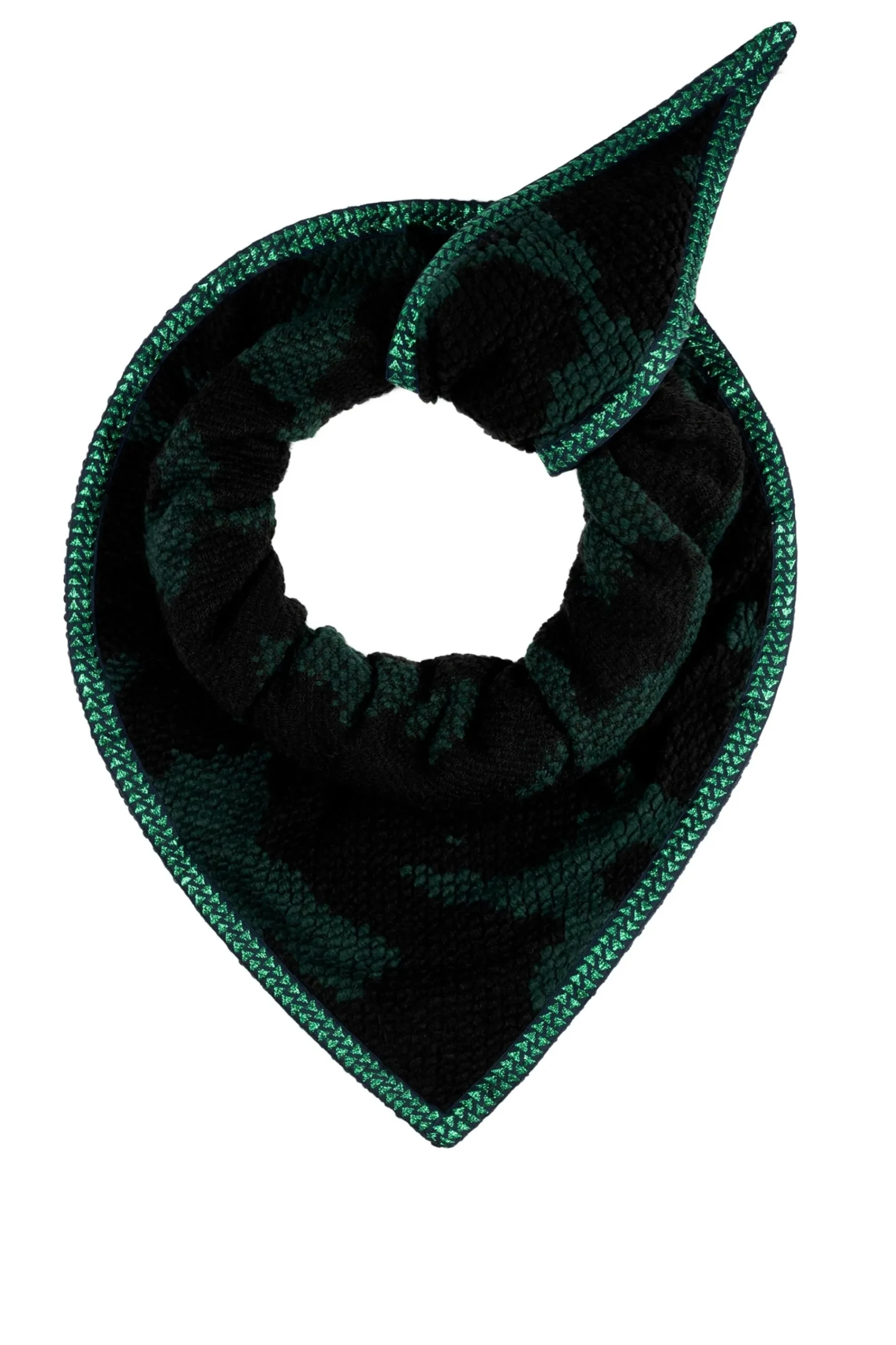 Sjaals>POM Amsterdam SJAAL Camo Green Black