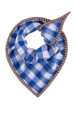 Sjaals>POM Amsterdam SJAAL Checks Blue Lavender