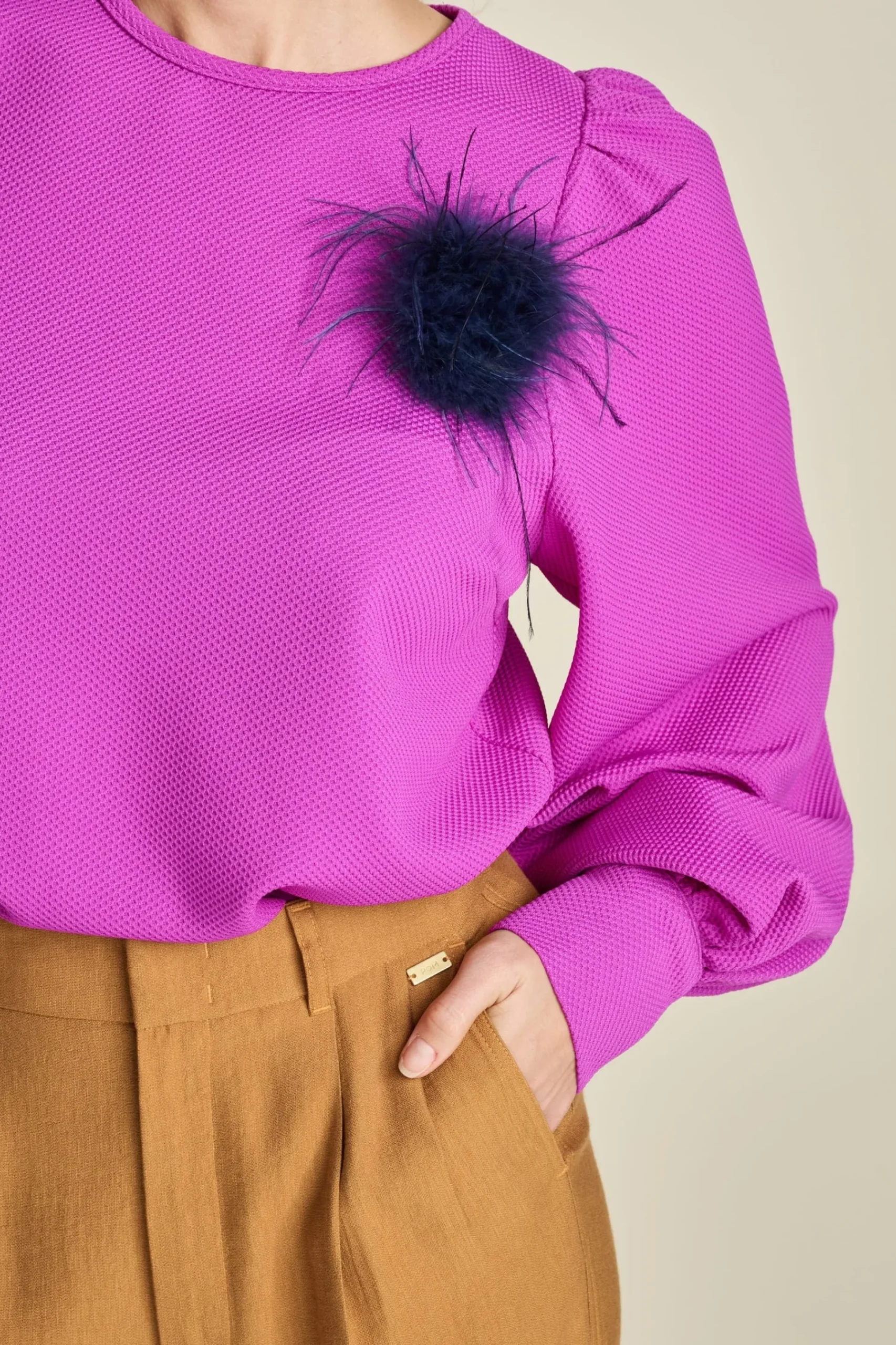 Tops & Turtlenecks>POM Amsterdam TOP Cactus Pink