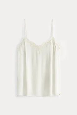Tops & Turtlenecks>POM Amsterdam TOP Emmi Ecru