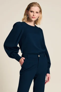 Co-Ords>POM Amsterdam TOP Kae Eternal Blue