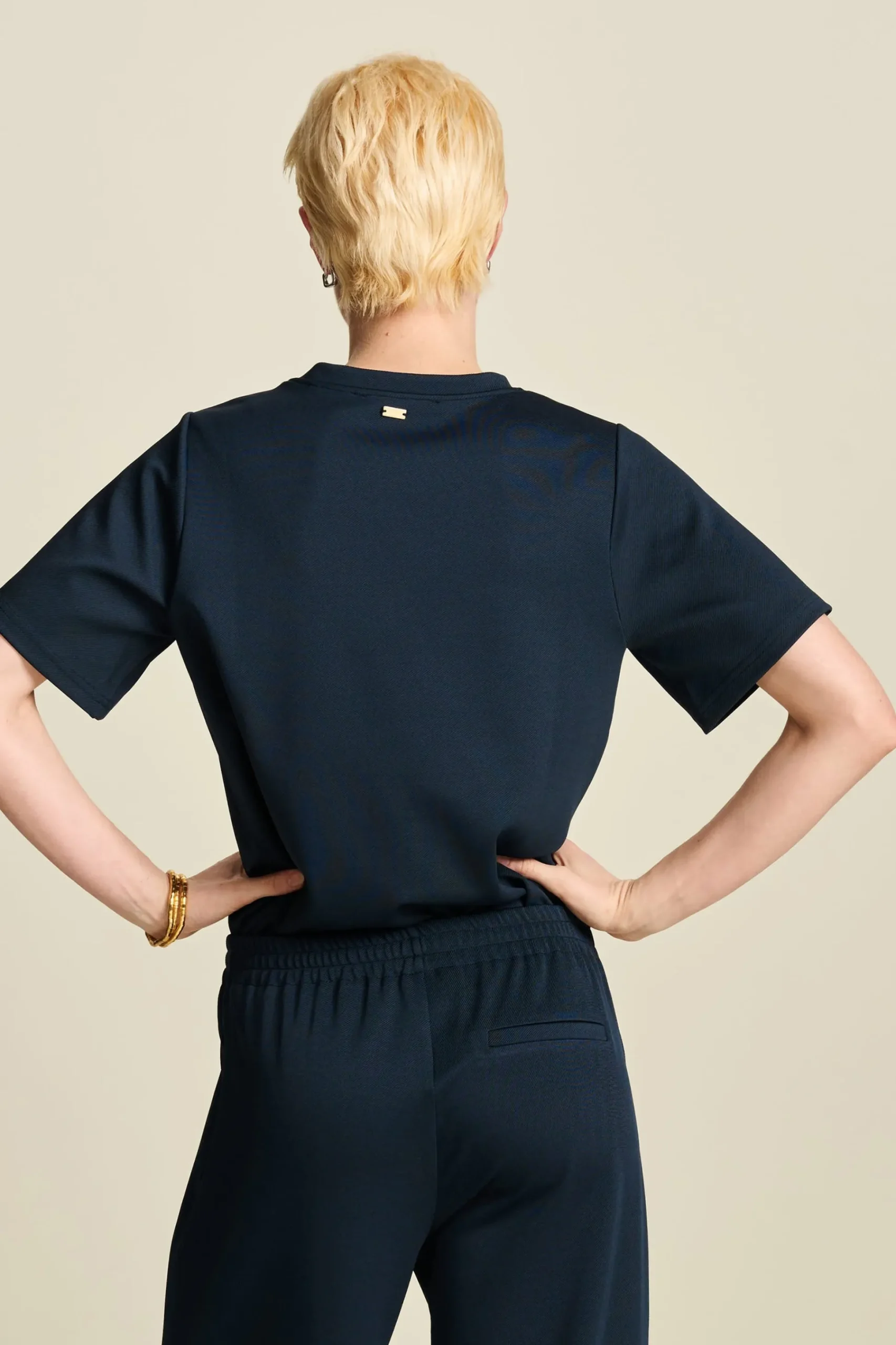 Co-Ords|Tops & Turtlenecks>POM Amsterdam TOP Nina Dark Navy