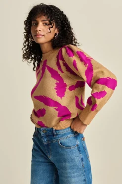 Truien & Vesten>POM Amsterdam TRUI Feathers Sparkle