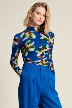 Tops & Turtlenecks>POM Amsterdam TURTLENECK Butterfly Blue