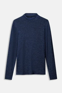 Co-Ords|Tops & Turtlenecks>POM Amsterdam TURTLENECK Festive Blue